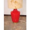 Vintage lampa podłogowa z mosiężnymi detalami